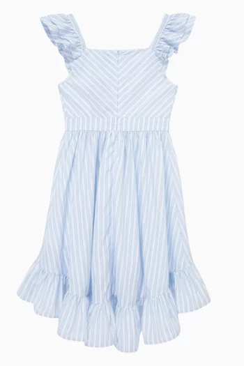 Fit & Flare Striped Dress