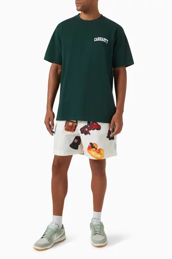 University Script T-shirt in Cotton