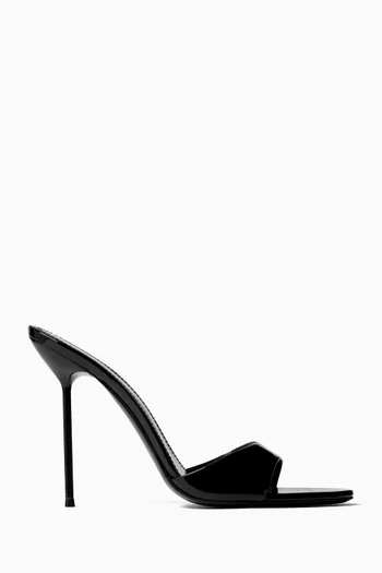 Lidia 105 Mule Sandals in Patent Leather