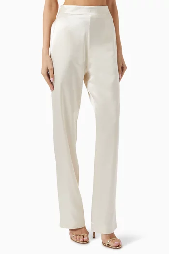 Loretta Pants in Satin