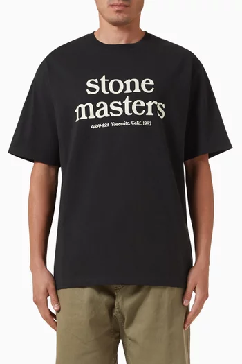 تي شيرت بطبعة Stonemasters قطن جيرسيه