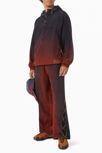 x Aries Ombré Quarter Lace Hoodie in Nylon