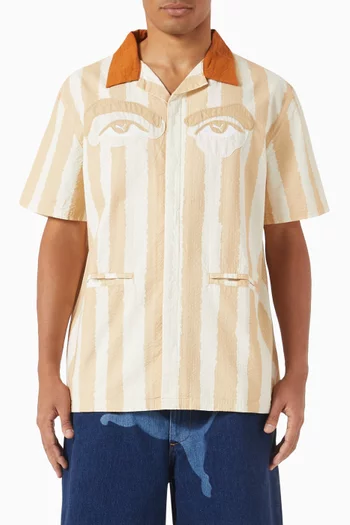 x KidSuper Shirt in Cotton Seersucker