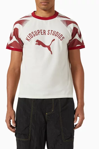 x KidSuper Ringer T-shirt in Cotton Jersey