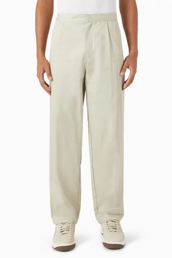MMQ Chino Pants in Cotton Twill