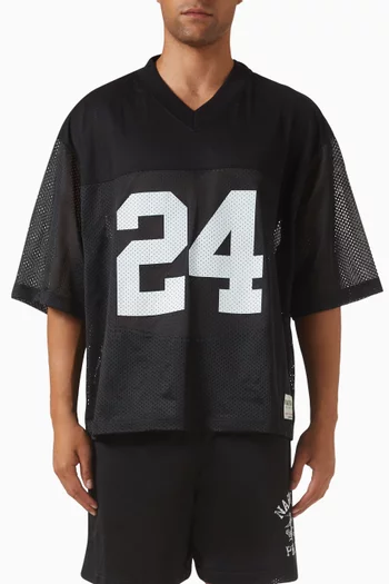 24 Boxy T-shirt in Cotton-mesh