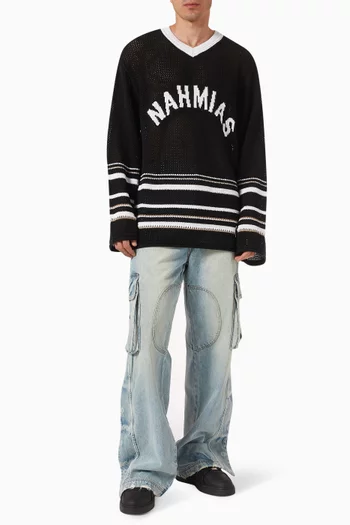 Logo Hockey Jersey in Knit