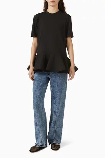 Twisted Straight-leg Jeans
