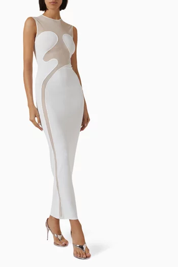 Molded Gown in Mesh