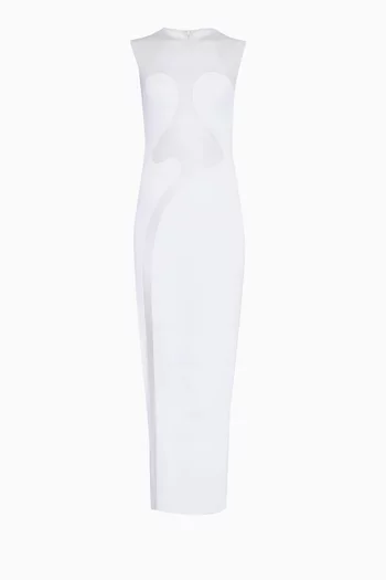 Molded Gown in Mesh