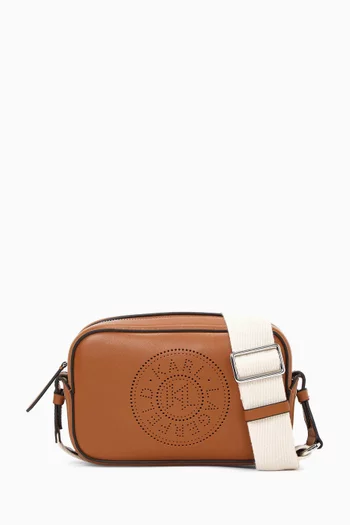 K/Circle Camera Bag in Leather
