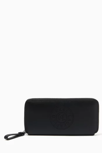 K/Circle Wallet in Leather