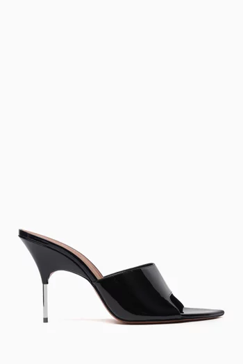 Bianca 95 Mules in Patent Leather