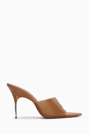 Bianca 95 Mules in PVC & Leather