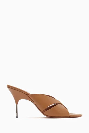 Samantha 95 Mule Sandals in Nappa Leather