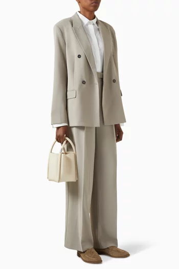 Straight-fit Pants in Crepe
