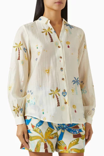 Charm Miley Shirt in Lyocell-blend