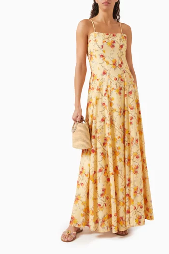 Paloma Maxi Dress in Cotton-blend