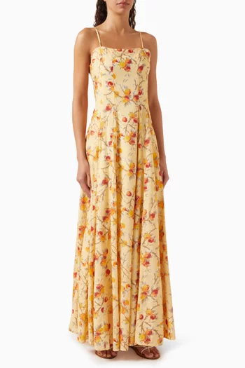 Paloma Maxi Dress in Cotton-blend