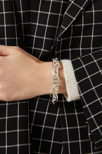 Unused Chaine D' Ancre Very Large Model Bracelet in Sterling Silver
