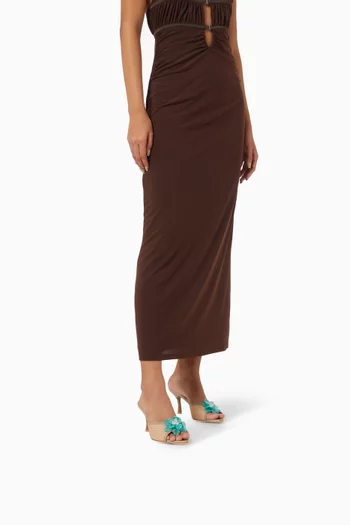 Cyd 70 Sandals in Raffia & Nappa