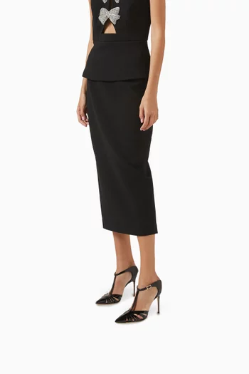 Jennifer 90 Cut-out Pumps in Patent Leather