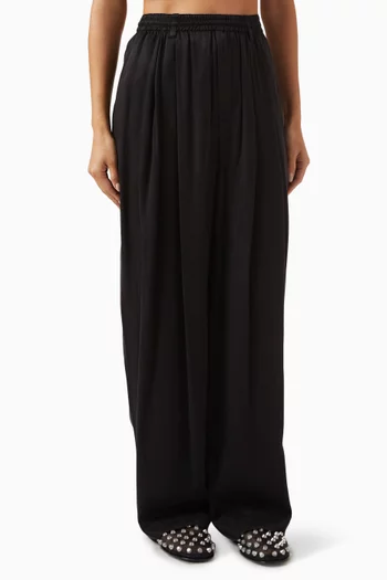 Pre-styled Turned-down Waistband Pants