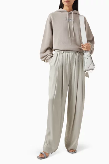 Pre-styled Turned-down Waistband Pants