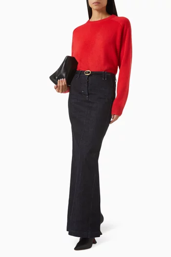 Boyfriend Oversized Sweater in Cashmere