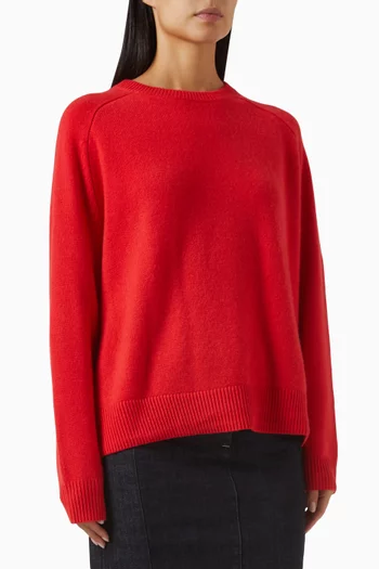 Boyfriend Oversized Sweater in Cashmere
