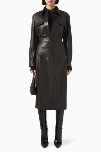 Jude Shirt in Leather