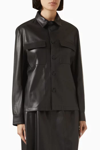 Jude Shirt in Leather