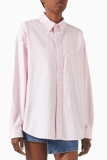 Oversized Boyfriend Shirt in Cotton