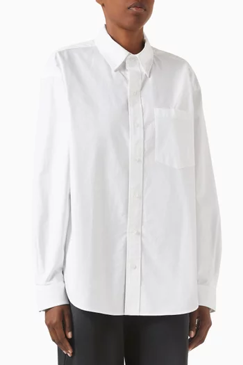 Oversized Boyfriend Shirt in Cotton