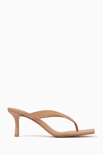 Elvie I 70 Mule Sandals in Leather