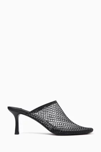 Pam 70 Crystal-embellished Mules in Mesh