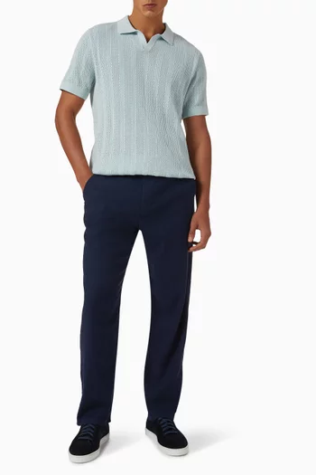 Polo Shirt in Organic Cotton-knit