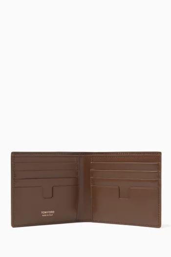 Classic Bilfold Wallet in Python-embossed Leather