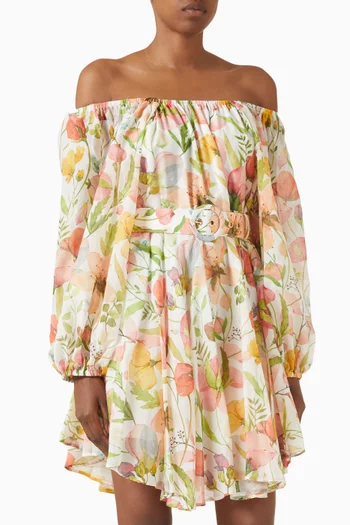Charlize Belted Maxi Dress