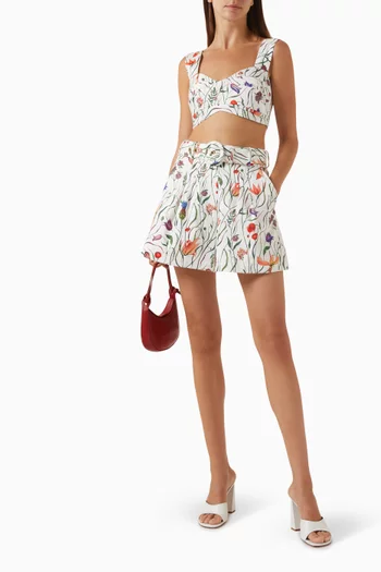 Leighton Crop Top in Cotton