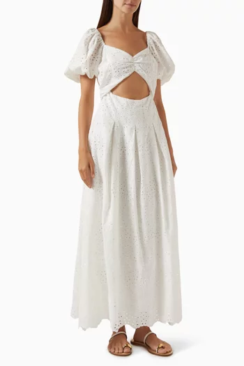 Lucille Maxi Dress in Linen