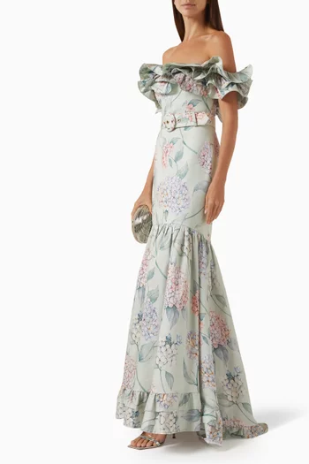 Anne Off-shoulder Maxi Dress