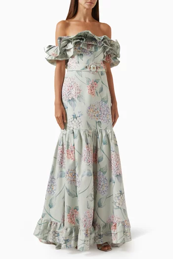 Anne Off-shoulder Maxi Dress