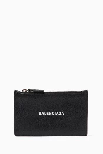 Cash Long Coin & Card Holder in Leather