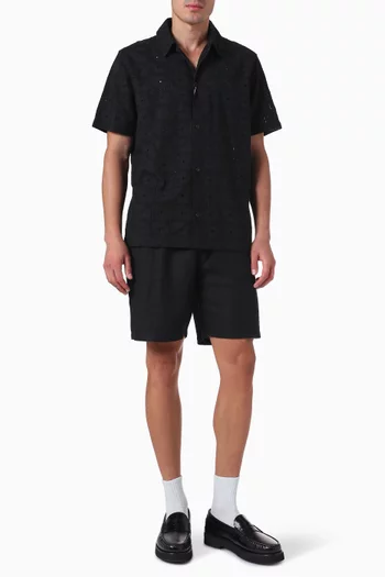 Hector Shirt in Broderie Anglaise