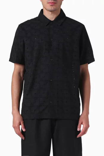 Hector Shirt in Broderie Anglaise