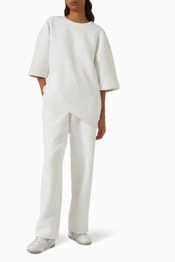 Unisex Embossed Track Pants
