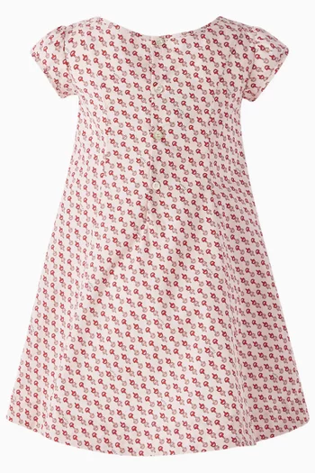Jacquard-print Dress