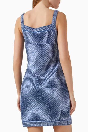 Knit Mini Dress in Cotton Blend