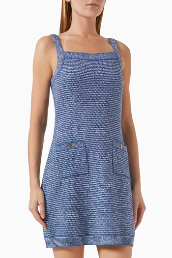 Knit Mini Dress in Cotton Blend